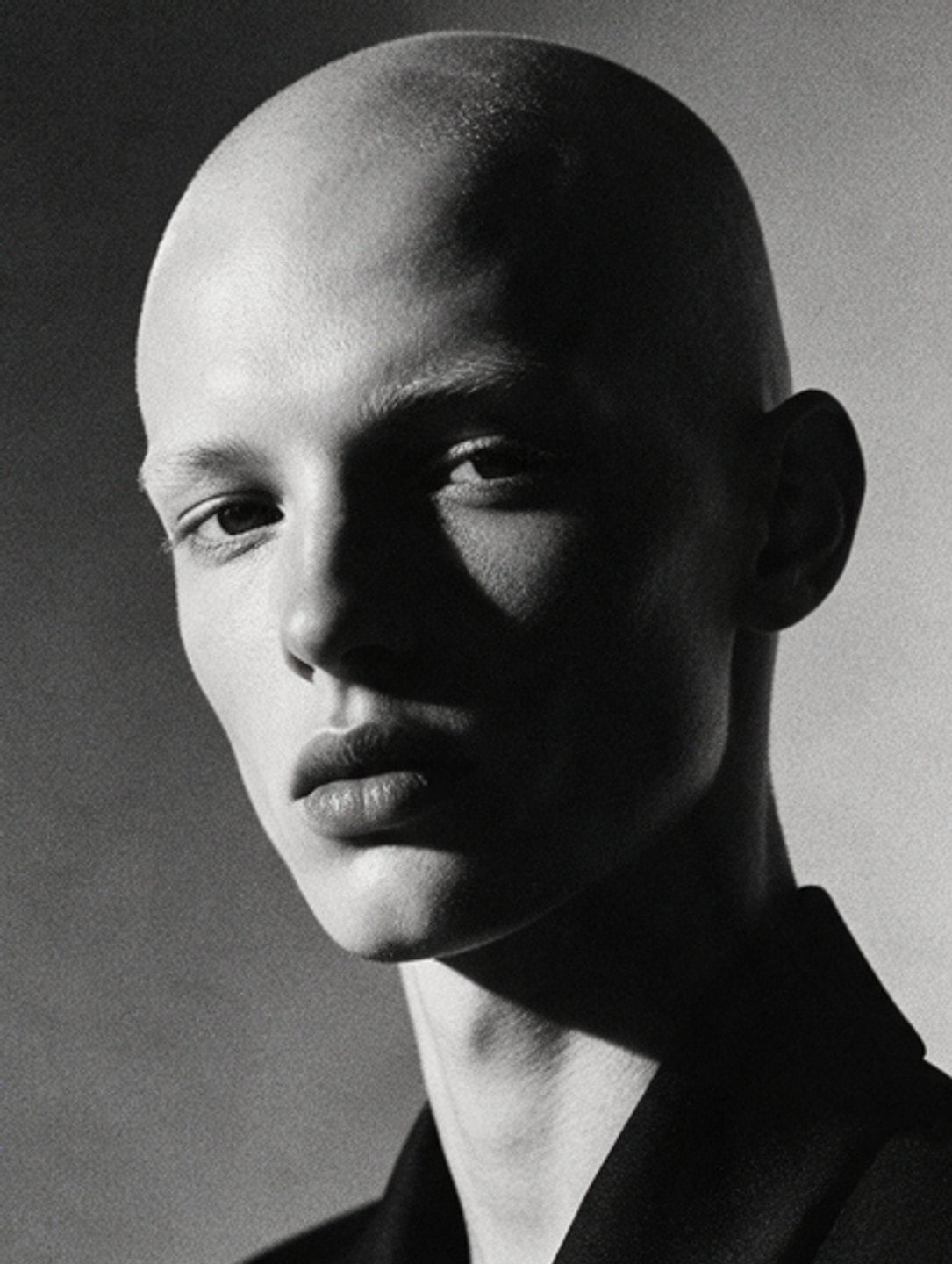 Portrait of Ana wearing base only