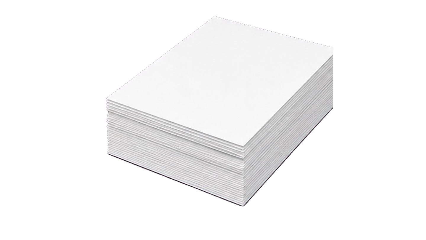 Stack of printer paper