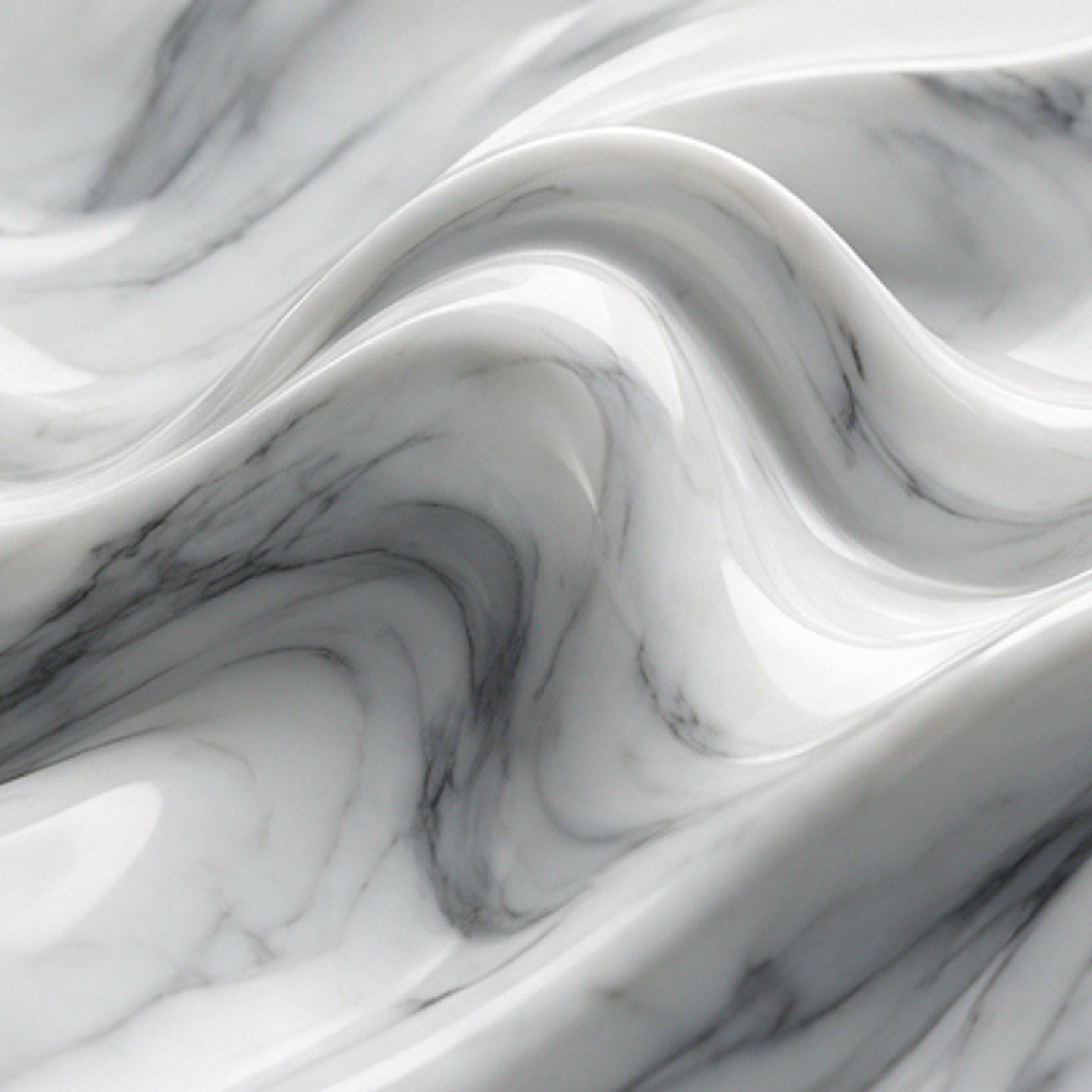 Marble surface in soft grey swirls
