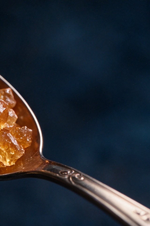 Amber texture, shallow focus