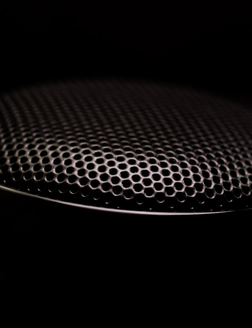 Perforated grille of the Vantage 8 monitor
