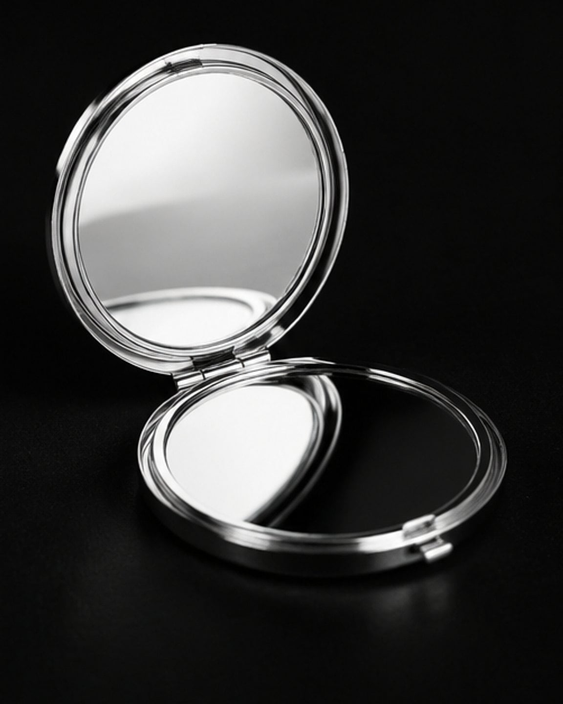 Open chrome refill mirror