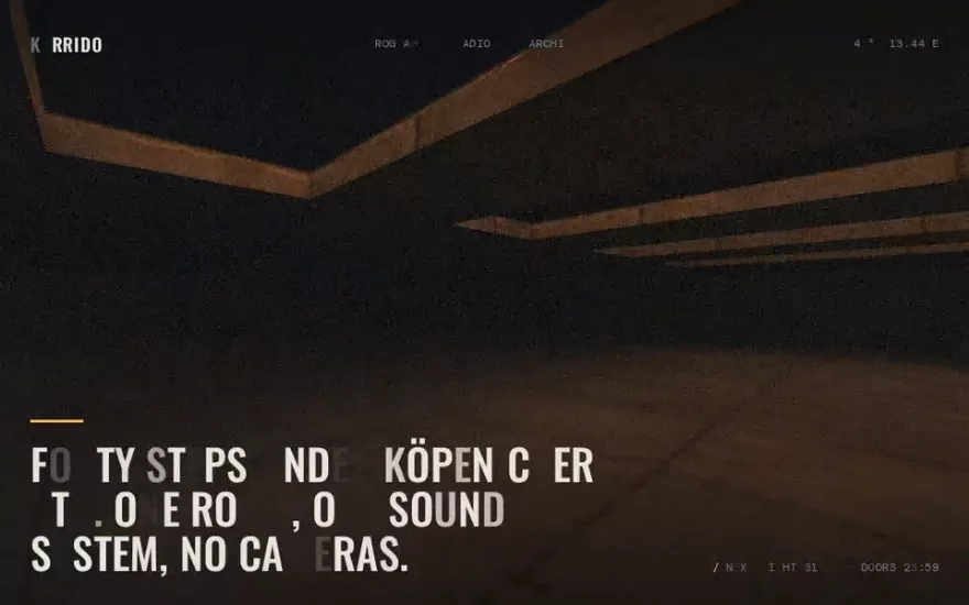 Brutalist Sci-fi Corridor preview