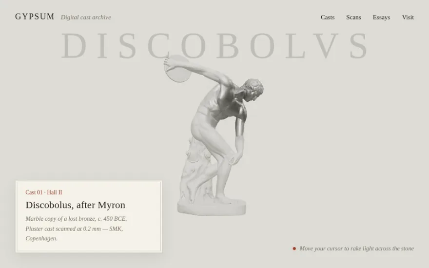 Cursor-Driven Material Spotlight preview