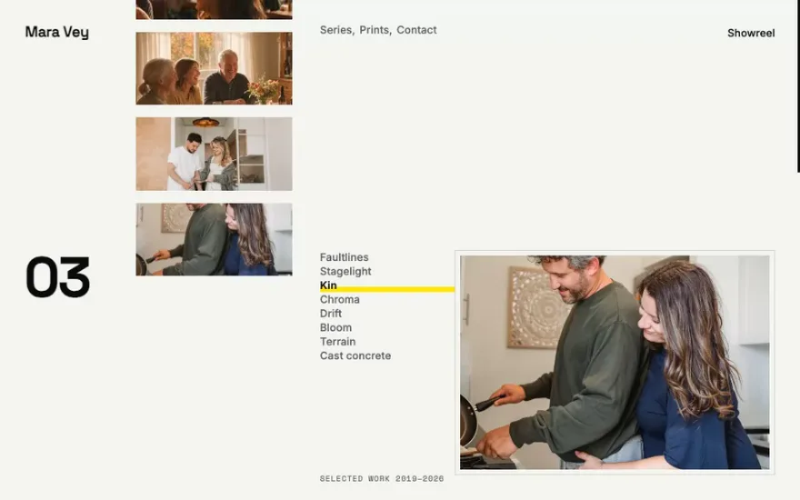 Gregory Lalle Awwwards Rebuild preview