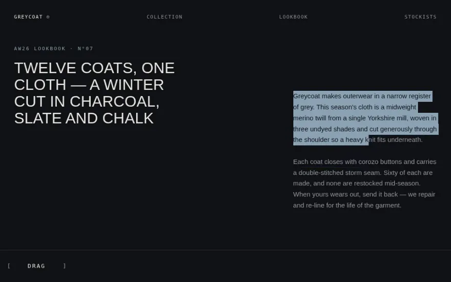 Inkfish Inspired Horizontal Scroll preview