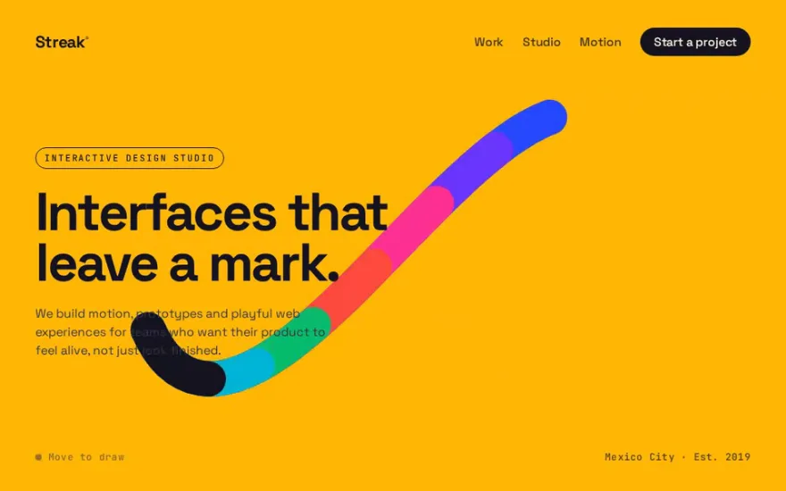 Mouse Trail with SVG and GSAP preview