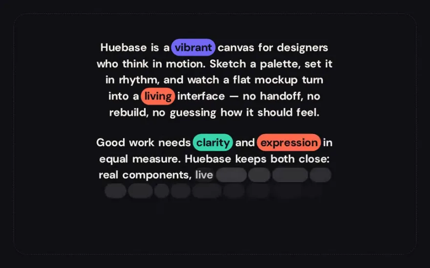 Scroll Animated Text Reveal preview
