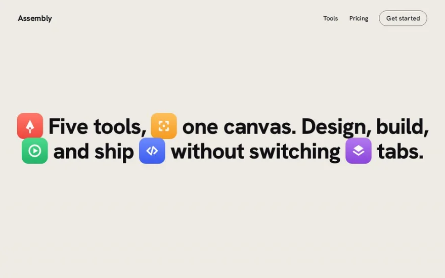 Assembly Icon-to-Text Scroll Animation preview