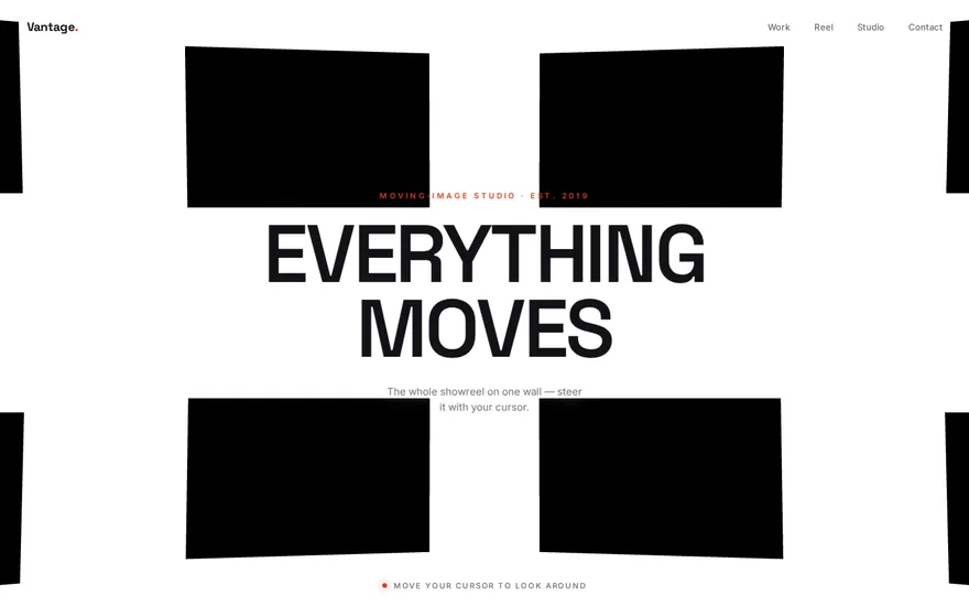 ThreeJS 3D Video Gallery animation preview