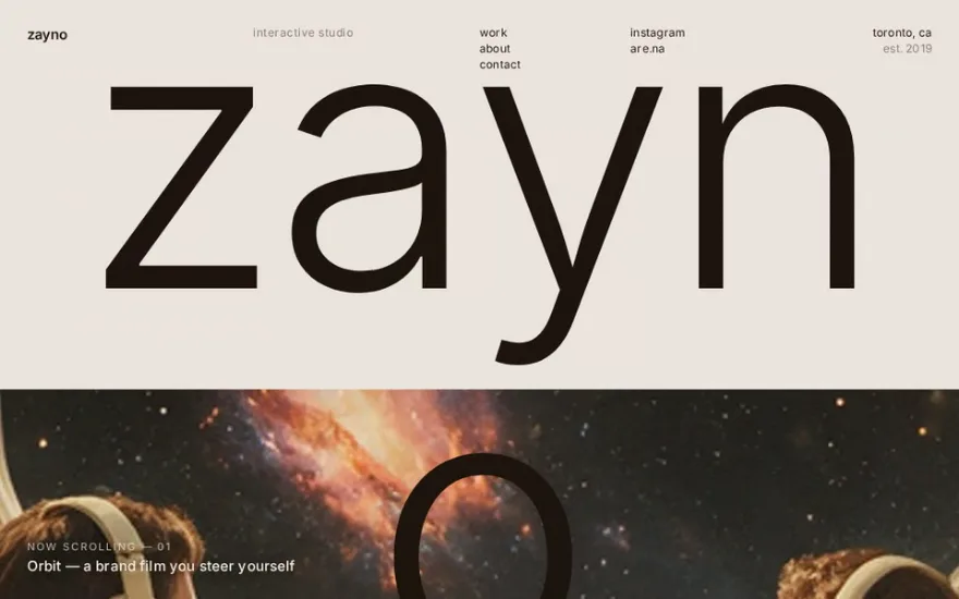 Zajno Landing Page Reveal preview